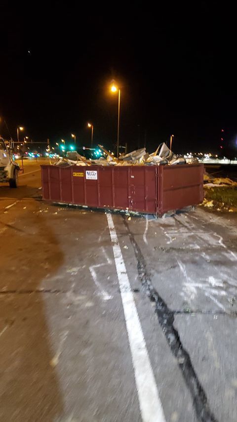 Debris from JetSplash